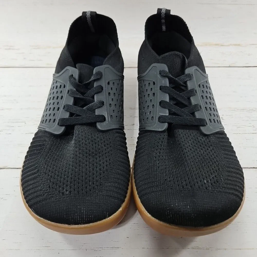 Whitin MensTrail Runner Barefoot Minimalist‎ Shoe Black EU 44 US 11 Wide